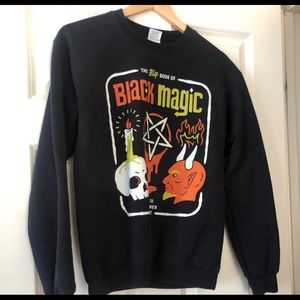 WICKED CLOTHES big book of black magic sweatshirt